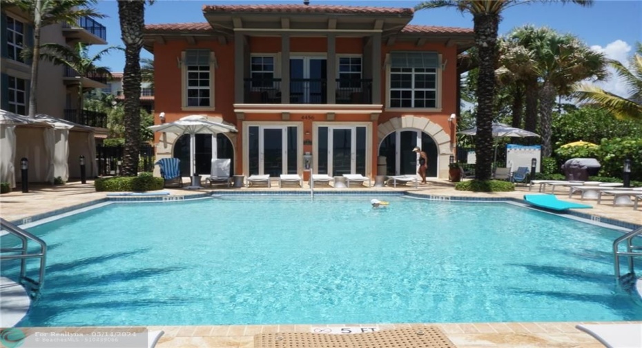 Heated Pool at Private Beach Club