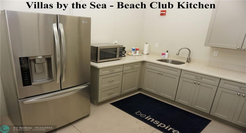 Beach Club Kitchen for resident shared use