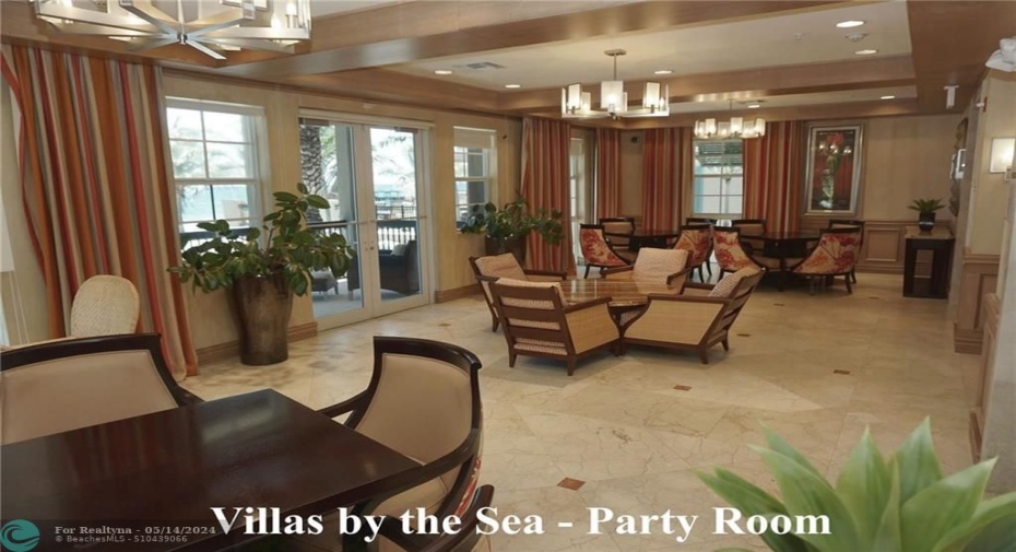 Party Room in Private Beach Club