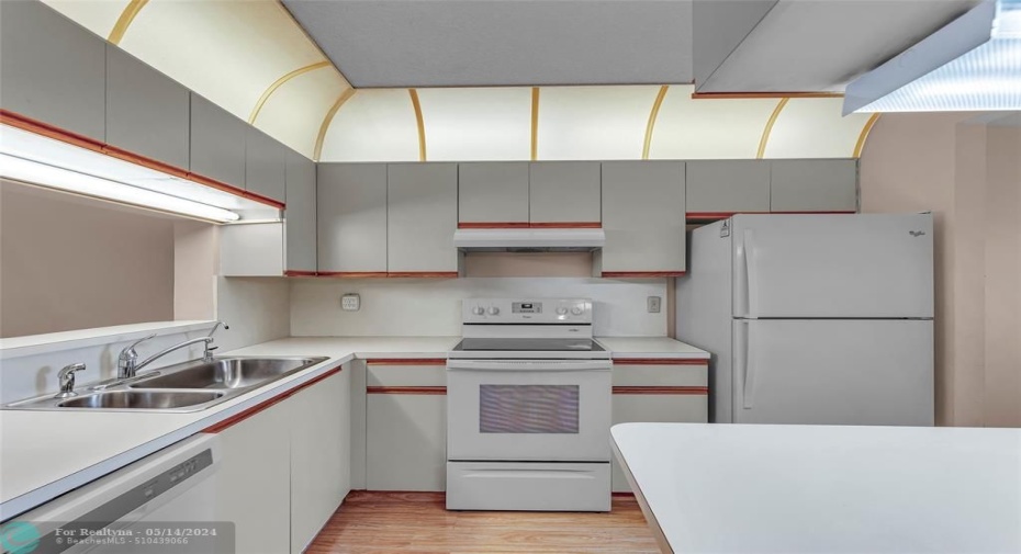 Bright Work area with spacious storage