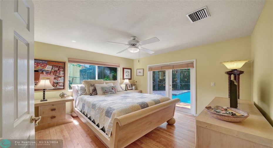 Bedroom #4 with Access to Pool