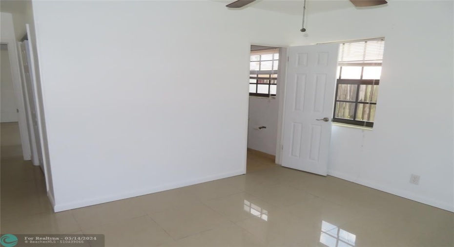 Front bedroom has attached full bath.