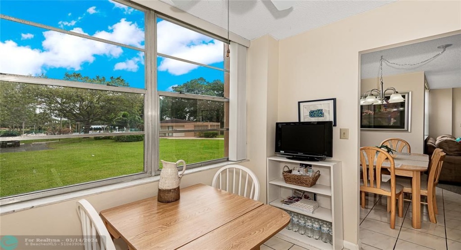 VIEW FROM KITCHEN