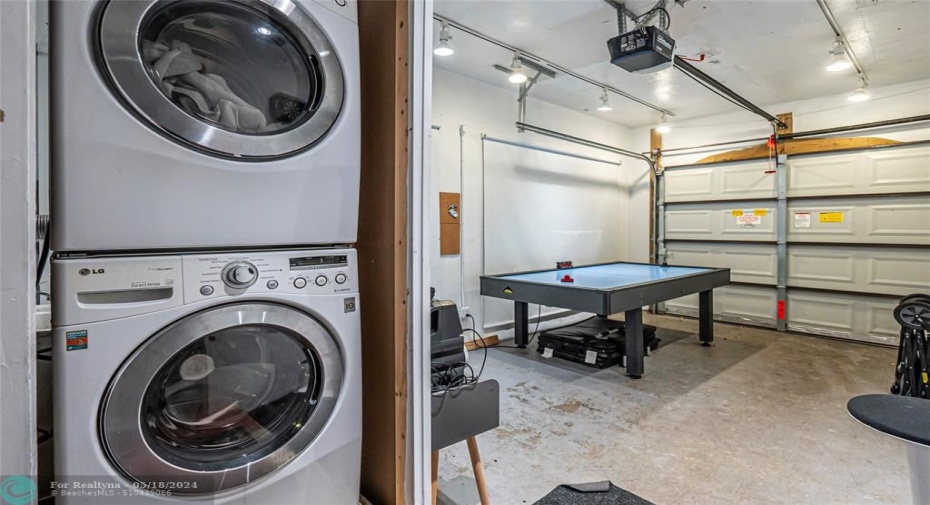 Garage/storage/laundry