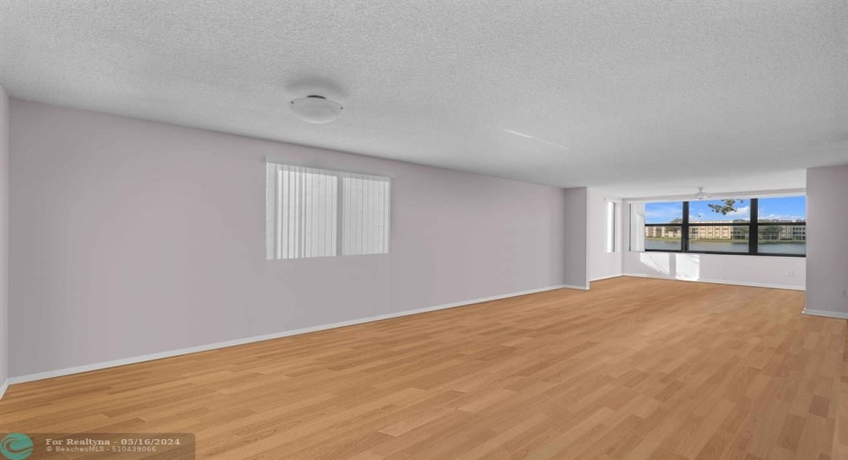 Family room with lake view