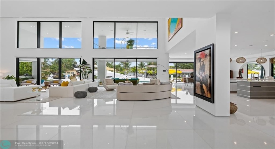 VIEW FROM FOYER