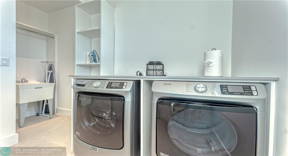 Full size washer and dryer