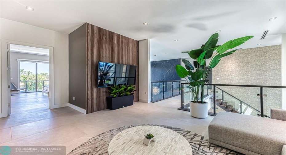 Upstairs family room