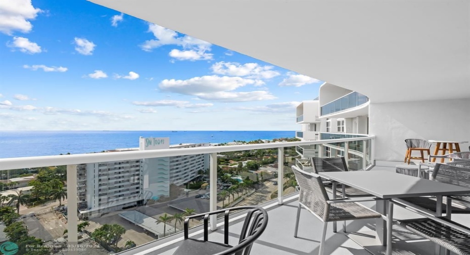 Enormous Balcony With Ocean Views