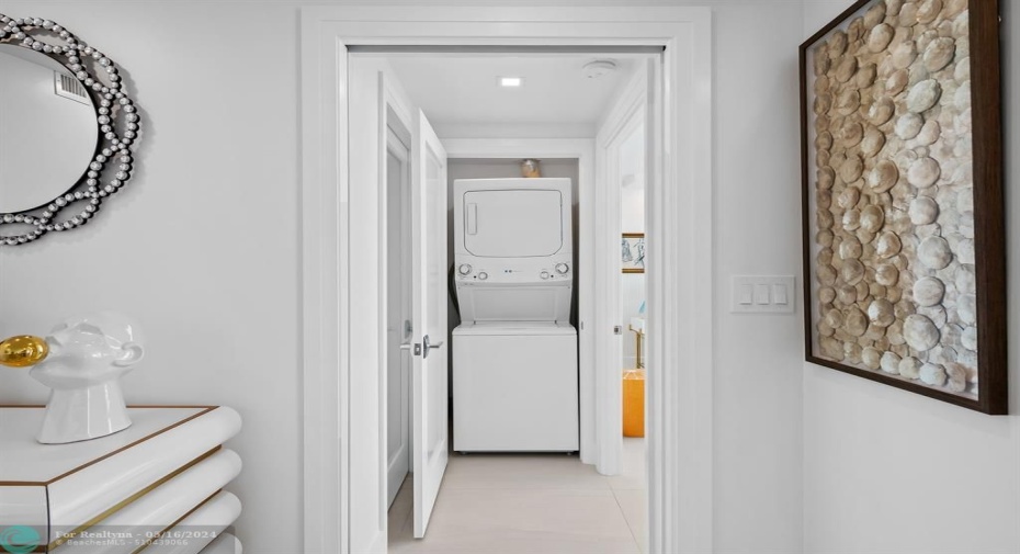 Washer & Dryer In The Unit