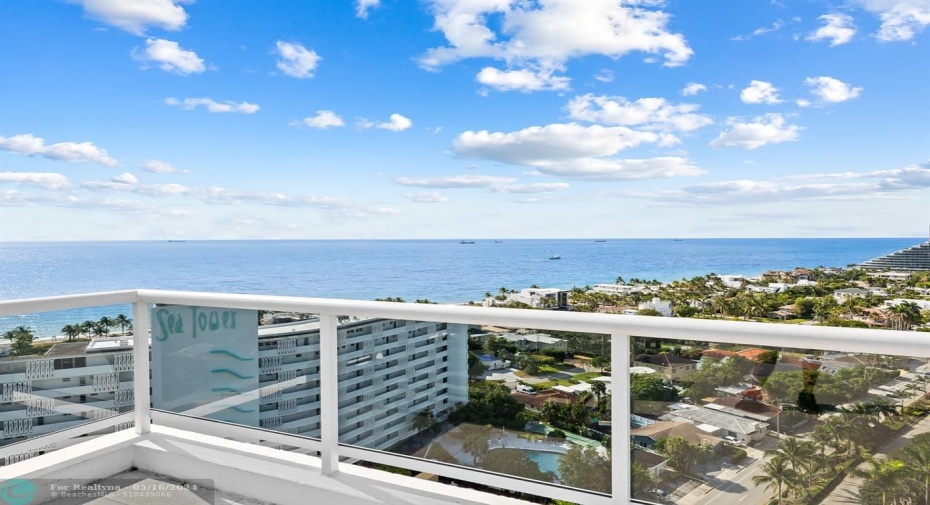 Breathtaking Views From the Roof Top Patio