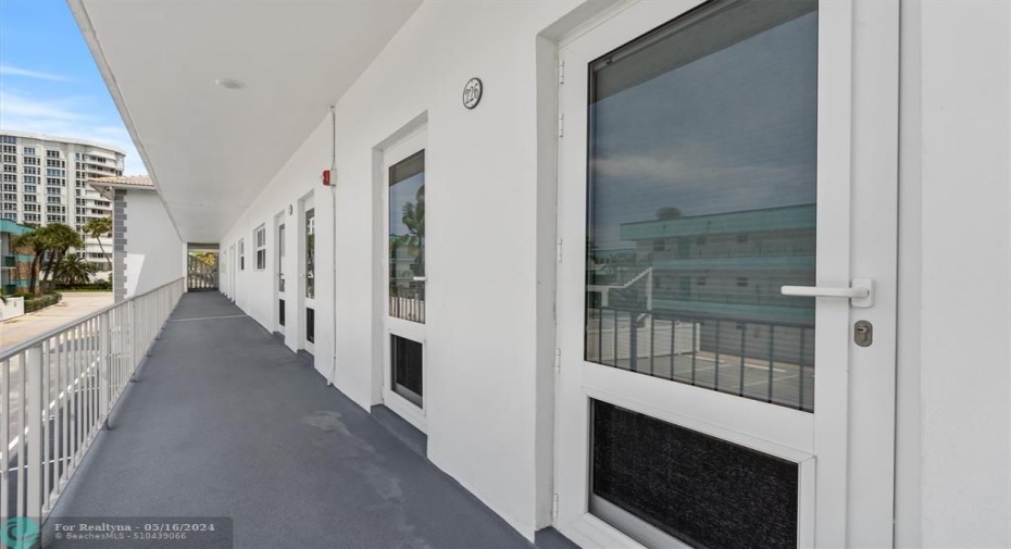 Entrance to Unit 226