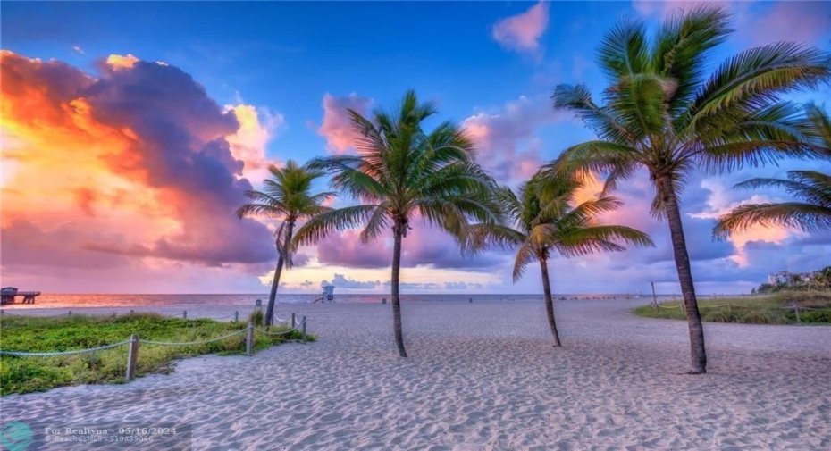 LBTS Beach at Sundown
