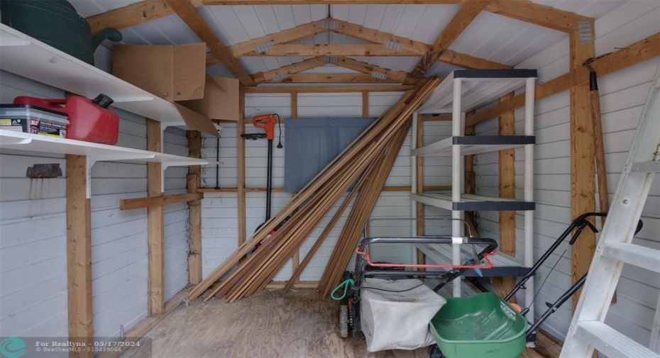 Shed and contents