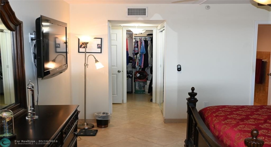 View of Owners Suite Walk in Closet