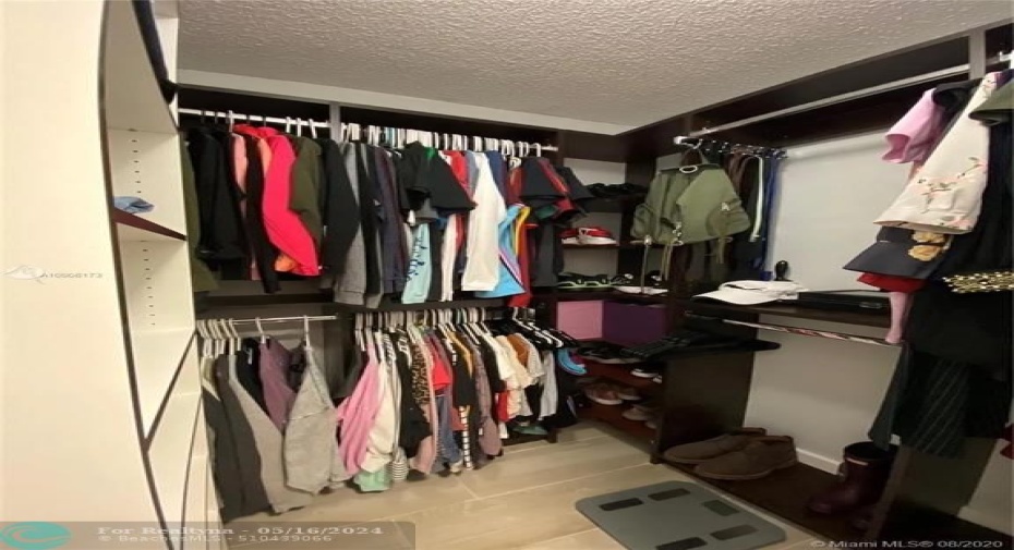 Master closet
