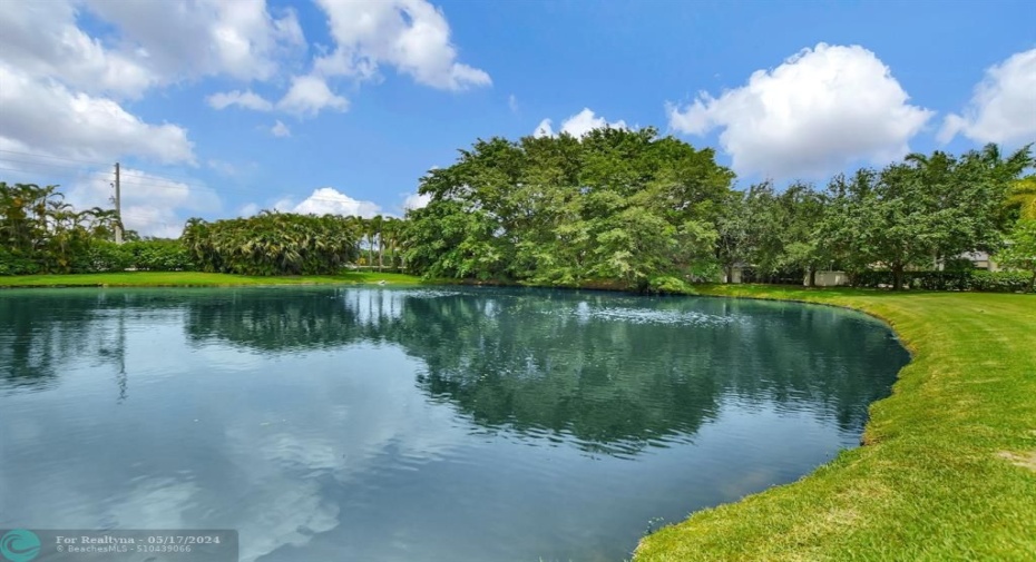Quiet & secluded lake front.