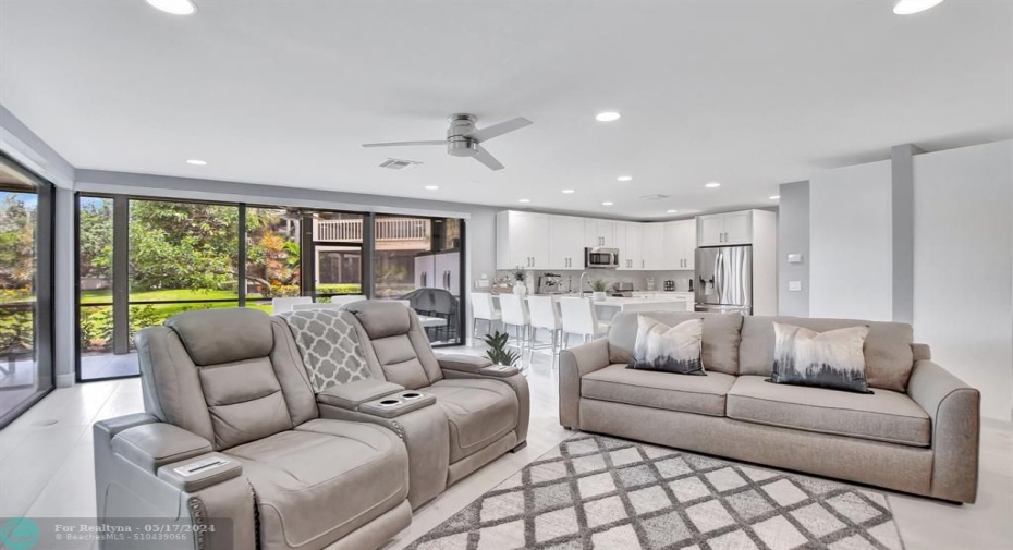 The perfect open living space.