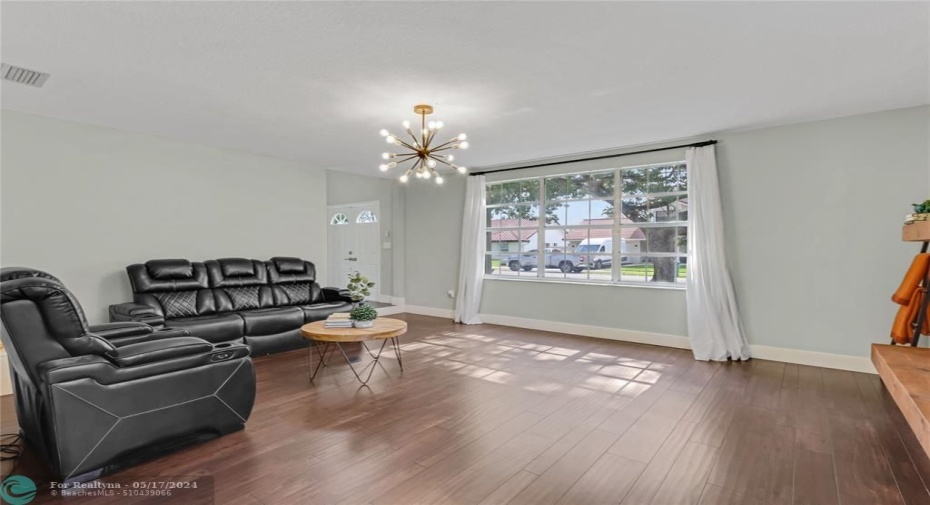Expansive Room, Large Windows, separate from family room
