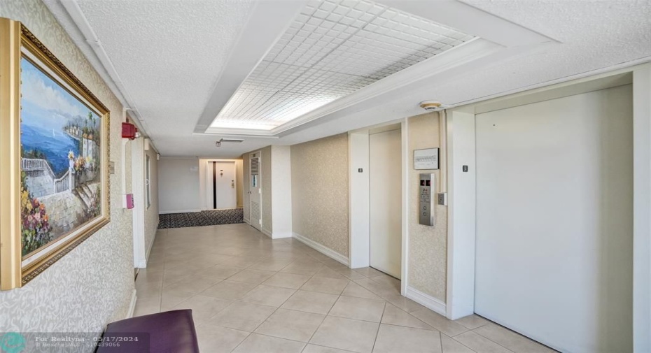 14th Floor Elevator area.