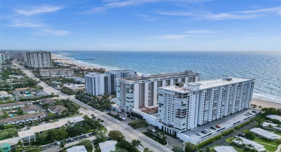 Looking north