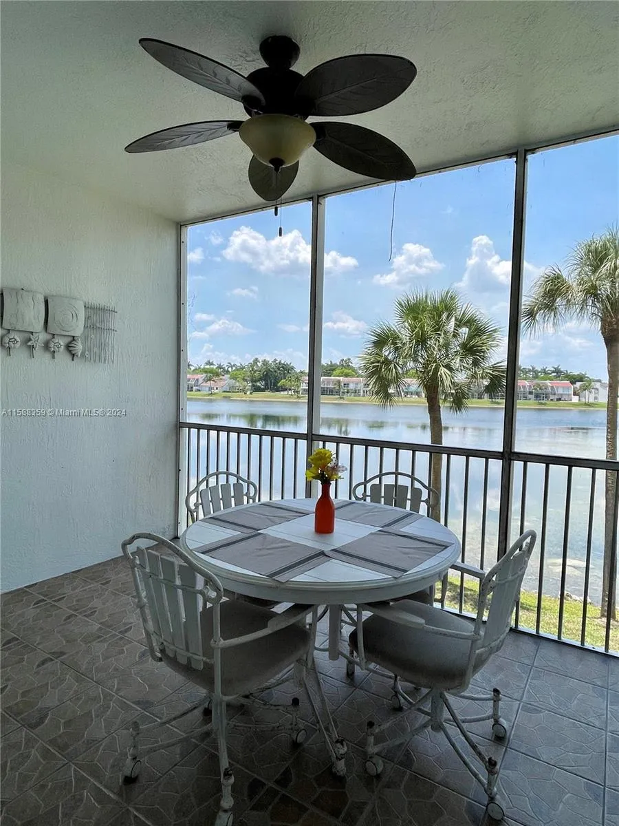 Lake view!
Patio furniture will be upgraded in a few month