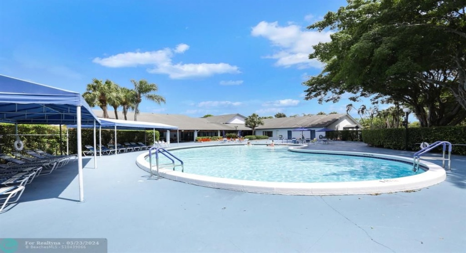 MAIN POOL AT  CLUBHOUSE. THERE ARE 2 POOLS
