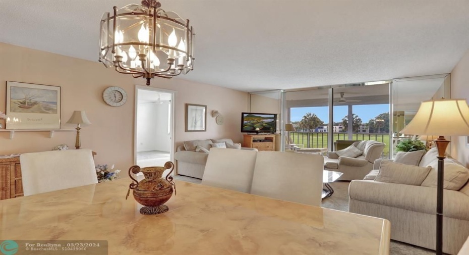LARGE LIVING ROOM DINING AREA