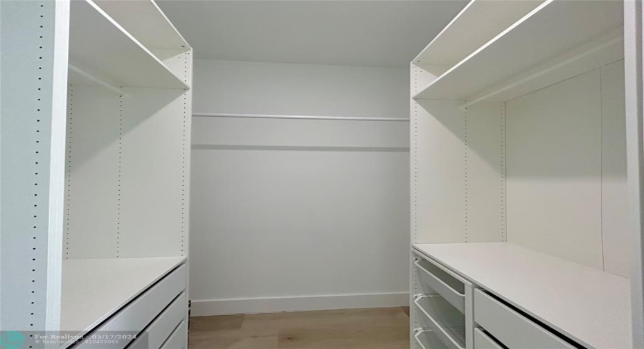 Master closet