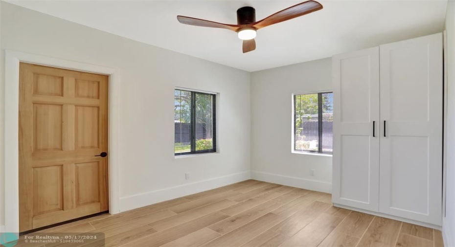 Bedroom with private entrance
