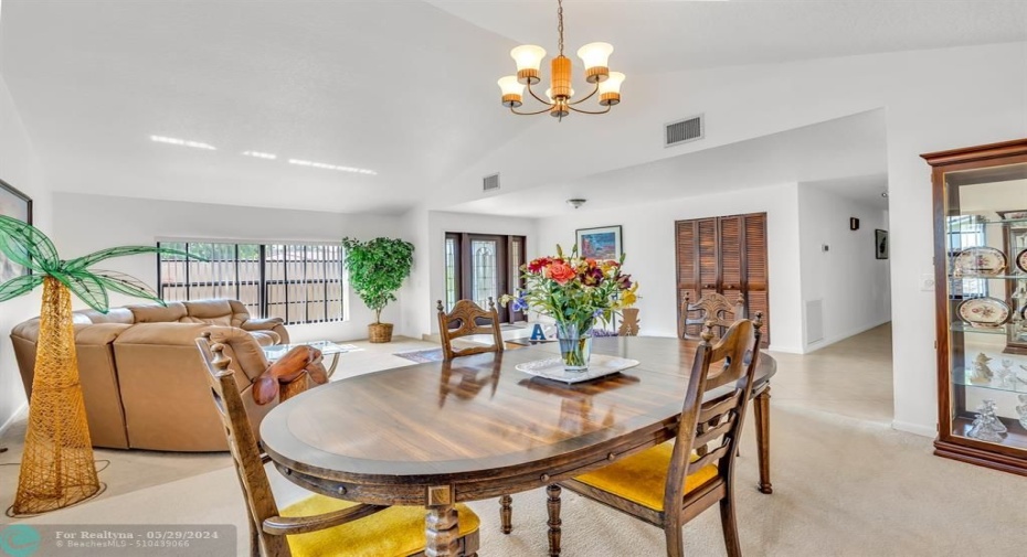 DINING ROOM- VAULTED CEILINGS