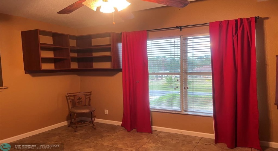 Bedroom #4 with complete home office