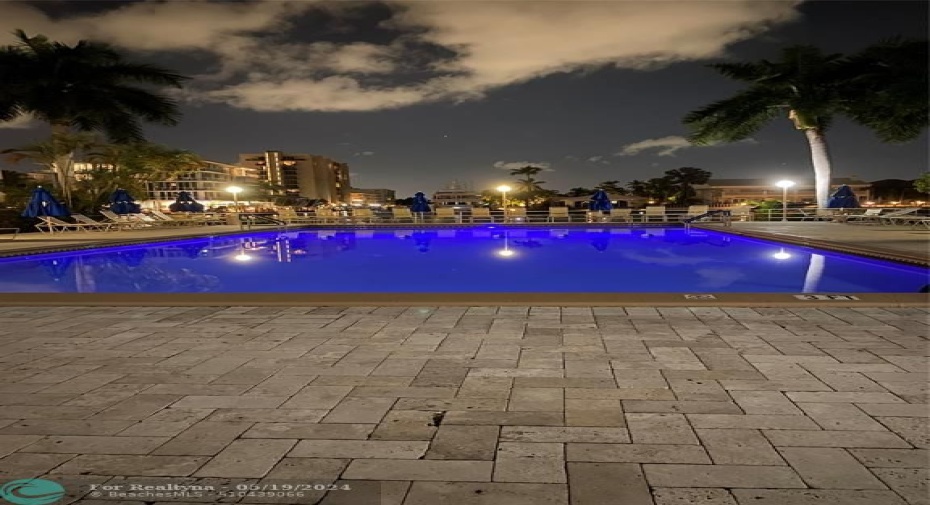 Lighted Pool