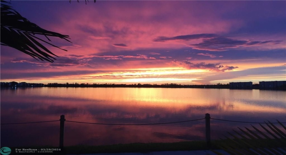 Sunset View from Balcony!