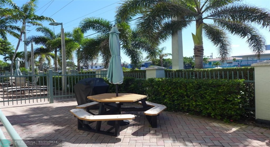 Barbecue and picnic area