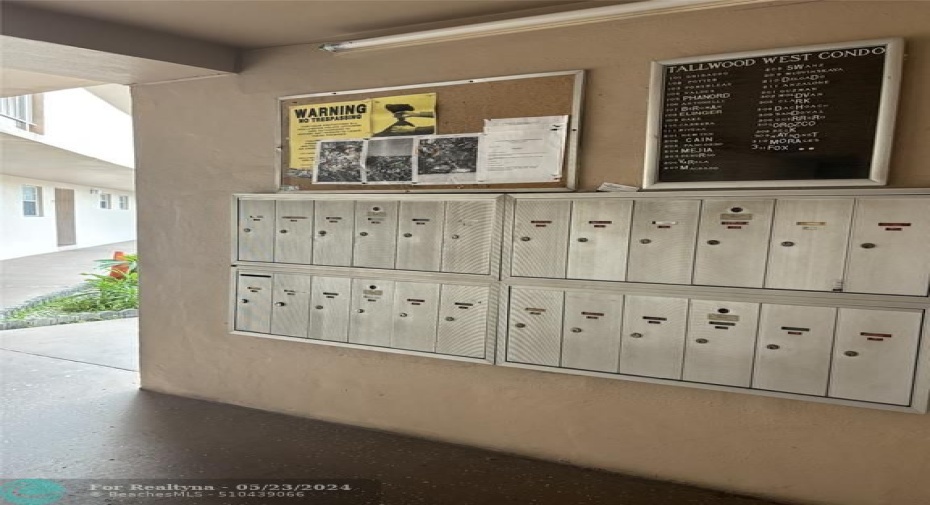 Mail Box Area