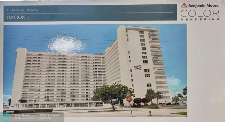 Century Plaza New Paint Color
