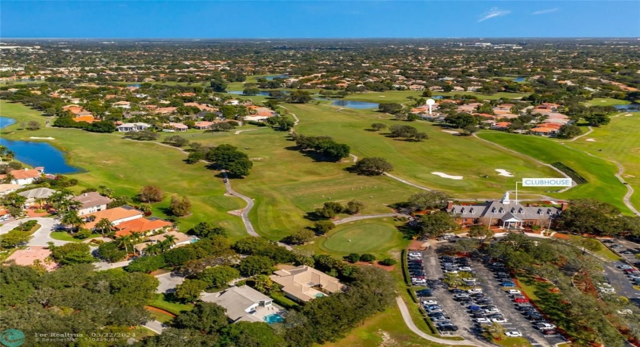 ARIEL VIEW OF EAGLE TRACE / EAGLE LANDING