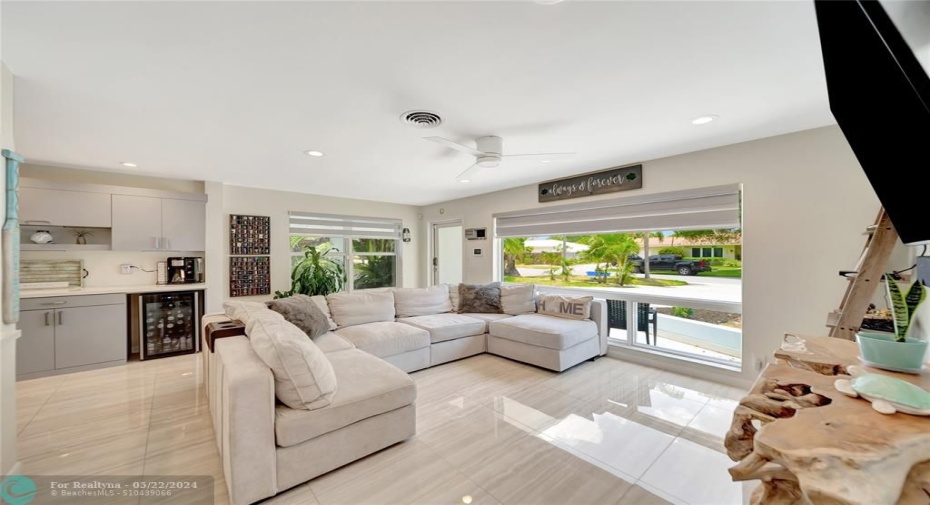 Living Room w/ Beautiful Picture Window