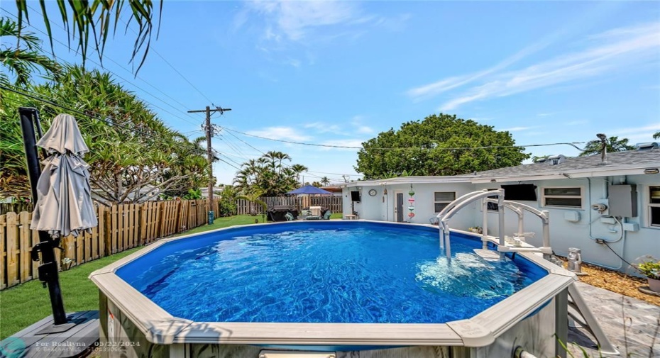 Delightful Above-Ground Pool