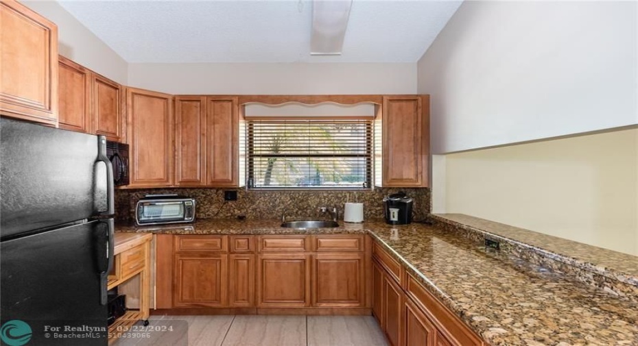 Kitchen area in the clubhouse