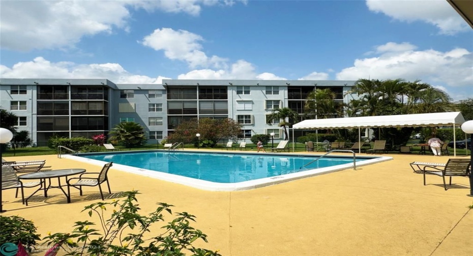 Pool just across from unit