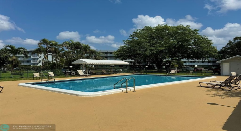 Pool just across from unit