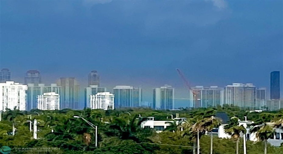 Rainbow from out the bedroom window