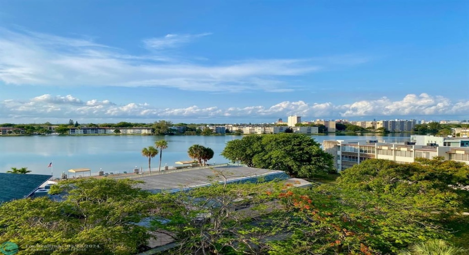 View from the balcony of lake