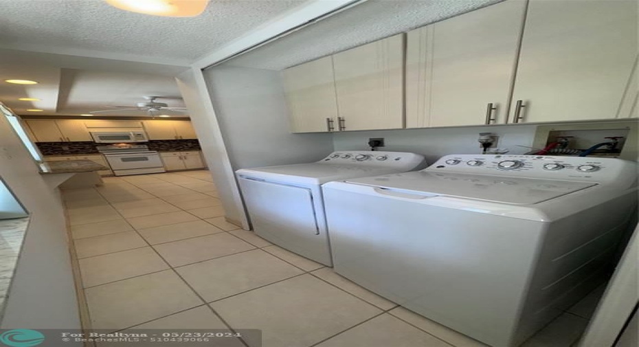 Laundry Room with Storage Cabinets