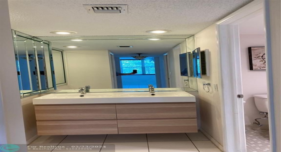 Updated Vanity with double sinks