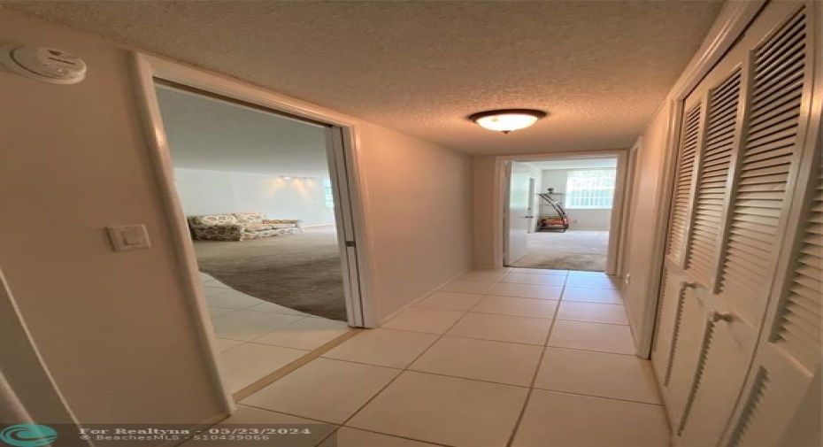 Hallway to 3rd Bedroom/Den