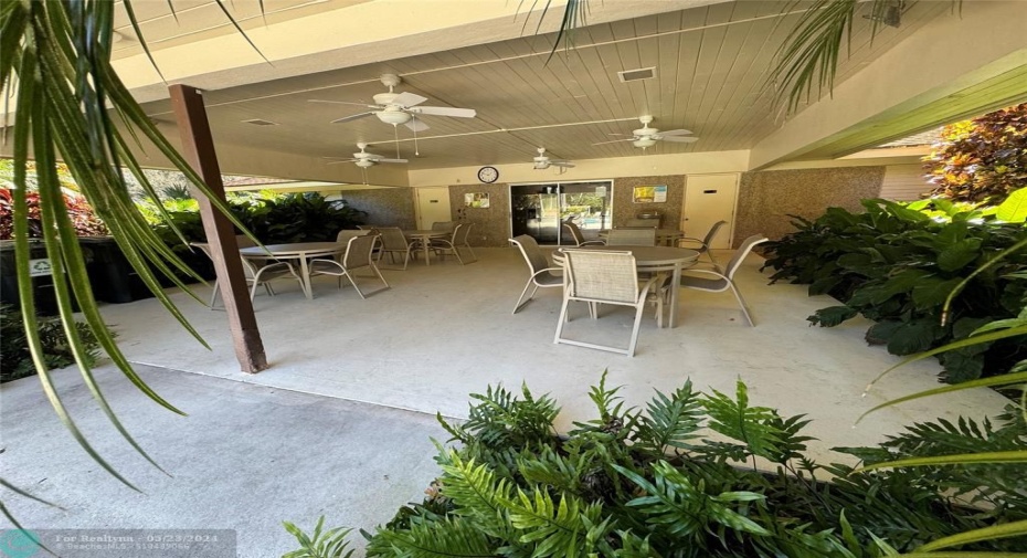 Covered Sitting Area at 2nd Pool