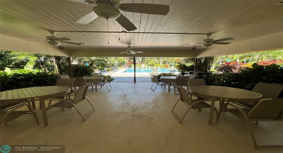 Covered Sitting Area at 2nd Pool